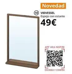 Ikea - espejo con estante