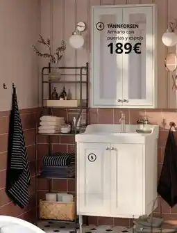 IKEA Arnaro con puertas y espejo oferta