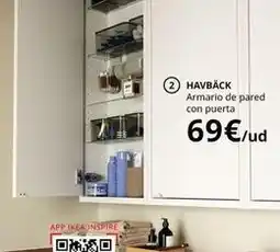 IKEA Ikea - armario de pared con puerta oferta
