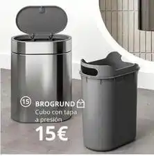 IKEA Cubo con tapa a presion oferta