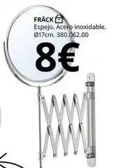 IKEA Espejo. acero inoxidable oferta