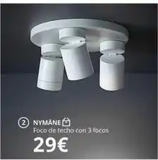 IKEA Nymane foco de techo con 3 focos oferta