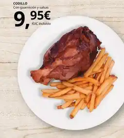 IKEA Codillo con guarnicion y salsas oferta