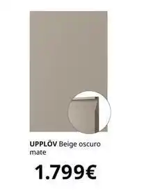 IKEA Uplov beige oscuro mate oferta