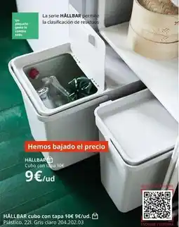 IKEA Claro - helbar cubo con tapa oferta