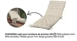 IKEA Kuddarna cojín para tumbona de exterior oferta