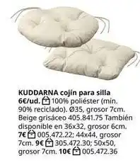 IKEA Kuddarna cojín para silla oferta