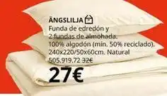 IKEA Funda de edredon y 2 fundas de almohada oferta