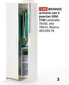 IKEA Brimnes - armario con 2 puertas oferta