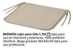 IKEA Bramón cojín para silla oferta