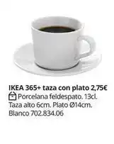IKEA Ikea - 365+ taza con plato oferta