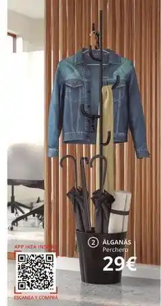 Ikea - algañas perchero
