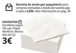 IKEA Blanco - servicio de envio por paqueteria para compras realizadas oferta