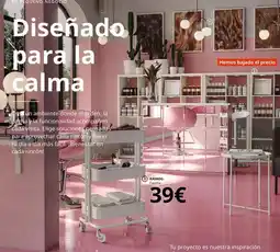 IKEA Mesa de almacenaje, blanco oferta