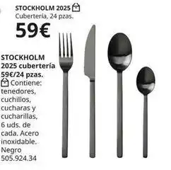 IKEA 2025 cubertería oferta