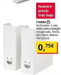 IKEA Blanco - tjabba archivador oferta