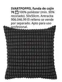 IKEA Antracita - funda de cojín oferta