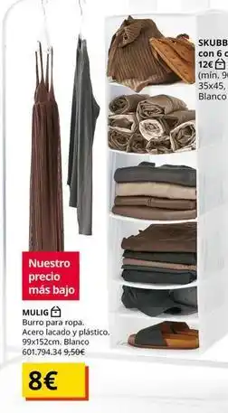 IKEA Blanco - burro para ropa oferta