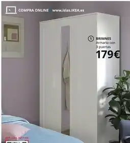 IKEA Brimmes - armario con 3 puertas oferta
