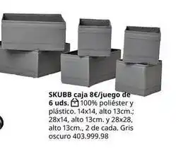 IKEA Skubb caja 8/juego de 6 uds oferta