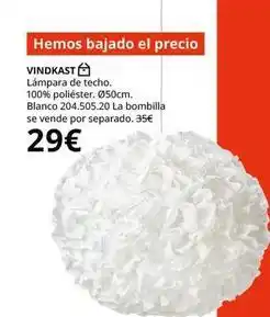 IKEA Blanco - vindkast lámpara de techo oferta