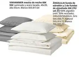 IKEA Blanco - vikhammer mesita de noche oferta