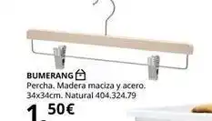 IKEA Percha. madera maciza y acero. natural 404.324.79 oferta