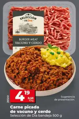 Dia Supermercados Selección de Dia carne picada de vacuno y cerdo oferta
