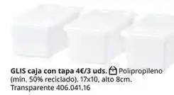 IKEA Glis caja con tapa oferta