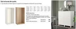 IKEA Blanco - estructuras de suelo oferta