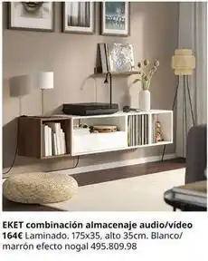 IKEA Blanco - combinación almacenaje audio/video oferta