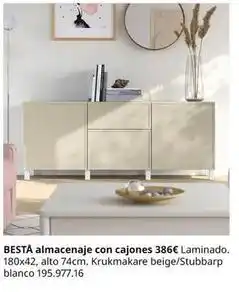 IKEA Besta - almacenaje con cajones oferta