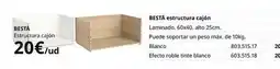 IKEA Blanco - estuctura cajon oferta