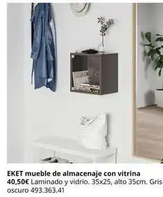 IKEA Eket mueble de almacenaje con vitrina oferta
