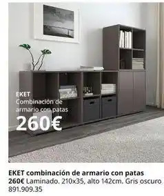 IKEA Combinación de armario con patas oferta