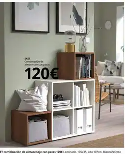 IKEA Combinacion de almacenaje con patas oferta