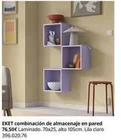 IKEA Claro - eket combinación de almacenaje en pared oferta