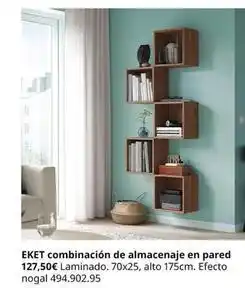 IKEA Eket combinación de almacenaje en pared oferta