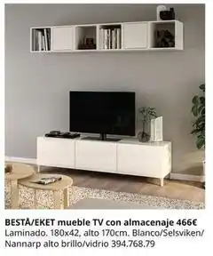 IKEA Besta/ekent mueble tv con almacenaje oferta