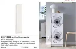 IKEA Blanco - billyhogbo combinación con puerta oferta