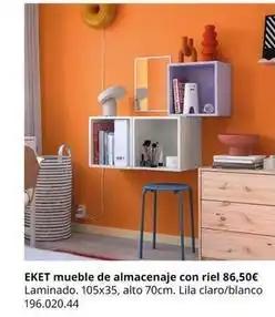IKEA Eket mueble de almacenaje con riel oferta