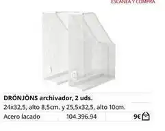 IKEA Drönjöns archivador oferta