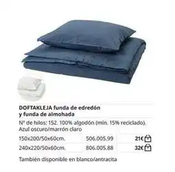 IKEA Claro - doftakleja funda de edredon y funda de almohada oferta