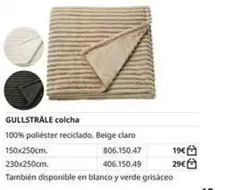 IKEA Claro - gullstrale colcha oferta