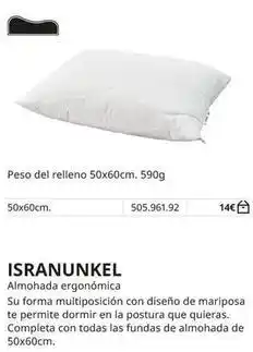 IKEA Peso del relleno 50x60cm. 590g oferta