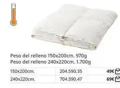 IKEA Peso del relleno 970g oferta