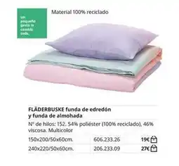 IKEA Funda edredón y funda de almohada oferta