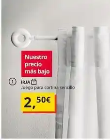 IKEA Juego para cortina sencillo oferta