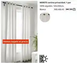 IKEA Blanco - merete cortina privacidad oferta