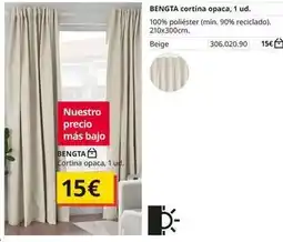 IKEA Cortina opaca oferta
